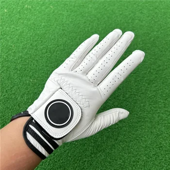 Перчатки для гольфа Мужские Из Овечьей Кожи Для Левой Руки Qear-Устойчивые Противоскользящие и Солнцезащитные Перчатки