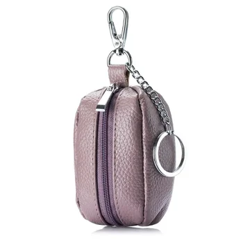 Кожаная Милая многофункциональная сумка для домашнего хранения из мягкой кожи, нейтральная сумка для ключей, кошелек, мужская и женская сумка для ключей большой емкости