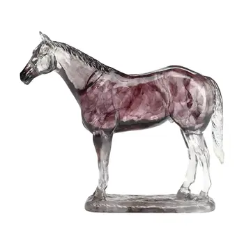 Фигурка лошади Скульптура лошади Художественное произведение Статуя лошади для домашнего офиса книжный шкаф