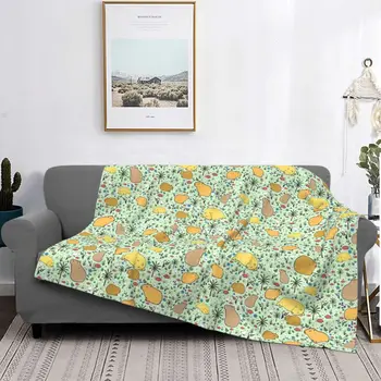 Зеленые капибары-ультрамягкое одеяло из микрофлиса