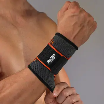1 шт. хлопковый эластичный бинт для поддержки запястья, спортивный браслет для занятий в тренажерном зале, бандаж для запястья, обертывание запястного канала